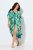 Ulla Popken 846493 Vestido estampado Petróleo - Cafetãs - 