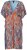 Ulla Popken 846826 Vestido com padrão animal Laranja - Cafetãs - 