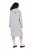 Ulla Popken 846886 Vestido de sweat com capuz Cinzento mesclado - Vestidos de moletom - 