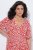 Ulla Popken 846912 Vestido midi estampado Coral - Vestidos midi - Vestidos Midi Tamanhos Grandes