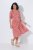 Ulla Popken 846912 Vestido midi estampado Coral - Vestidos midi - Vestidos Midi Tamanhos Grandes