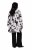 Ulla Popken 846923 Blazer estampado com gola xaile Taupe - Blazers e Coletes - Blazers em Tamanhos Grandes