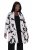 Ulla Popken 846923 Blazer estampado com gola xaile Taupe - Blazers e Coletes - Blazers em Tamanhos Grandes