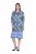Ulla Popken 846952 Vestido camiseiro floral Branco - Vestidos midi - Vestidos Midi Tamanhos Grandes