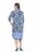 Ulla Popken 846952 Vestido camiseiro floral Branco - Vestidos midi - Vestidos Midi Tamanhos Grandes