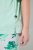 Ulla Popken 846971 Pijama com padrão Verde claro - Pijamas/Loungewear - 