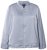 Ulla Popken 847191 Blusão brilhante com gola college Cinzento - Jaquetas - Casacos plus size para mulher
