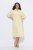 Ulla Popken 847224 Vestido de mistura de linho Amarelo - Vestidos de verão - Vestidos de verão plus size