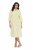 Ulla Popken 847224 Vestido de mistura de linho Amarelo - Vestidos de verão - Vestidos de verão plus size