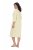 Ulla Popken 847224 Vestido de mistura de linho Amarelo - Vestidos de verão - Vestidos de verão plus size