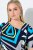 Ulla Popken 847324 Vestido midi estampado Azul-marinho - Vestidos midi - Vestidos Midi Tamanhos Grandes