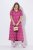 Ulla Popken 847409 Vestido comprido estampado Vermelho baga - Vestidos maxi - Vestidos maxi plus size para mulher