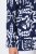 Ulla Popken 847586 Blazer em jacquard floral Azul-marinho - Blazers e Coletes - Blazers em Tamanhos Grandes