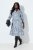 Ulla Popken 847643 Vestido de jersey às riscas Azul-marinho - Vestidos em jersey - 