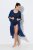 Ulla Popken 847654 Vestido estampado Azul-marinho - Cafetãs - 