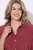 Ulla Popken 847797 Vestido camiseiro Vermelho ferrugem - Vestidos camiseiros - 