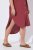 Ulla Popken 847797 Vestido camiseiro Vermelho ferrugem - Vestidos camiseiros - 
