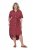 Ulla Popken 847797 Vestido camiseiro Vermelho ferrugem - Vestidos camiseiros - 