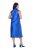 Ulla Popken 847862 Vestido de cetim Azul real - Vestidos de verão - Vestidos de verão plus size