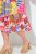 Ulla Popken 848015 Vestido midi estampado com cordão Rosa - Vestidos midi - Vestidos Midi Tamanhos Grandes