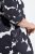 Ulla Popken 848061 Vestido midi floral com manga 3/4 Preto - Vestidos midi - Vestidos Midi Tamanhos Grandes