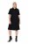 Ulla Popken 848105 Vestido de sweat Preto - Vestidos - Vestidos para todos os tamanhos