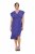 Ulla Popken 848120 Vestido com folhos Lilás - Vestidos de noite - Vestidos de festa em tamanhos grandes