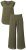 Ulla Popken 848131 Pijama com renda Verde azeitona - Pijamas/Loungewear - 