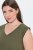 Ulla Popken 848131 Pijama com renda Verde azeitona - Pijamas/Loungewear - 