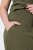 Ulla Popken 848131 Pijama com renda Verde azeitona - Pijamas/Loungewear - 