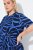 Ulla Popken 848162 Vestido midi estampado Azul-marinho - Vestidos midi - Vestidos Midi Tamanhos Grandes