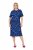 Ulla Popken 848162 Vestido midi estampado Azul-marinho - Vestidos midi - Vestidos Midi Tamanhos Grandes
