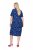 Ulla Popken 848162 Vestido midi estampado Azul-marinho - Vestidos midi - Vestidos Midi Tamanhos Grandes