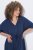 Ulla Popken 848224 Vestido midi com cordão Azul-marinho - Vestidos midi - Vestidos Midi Tamanhos Grandes