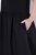 Ulla Popken 848305 Vestido midi sem mangas com decote em V Preto - Vestidos midi - Vestidos Midi Tamanhos Grandes