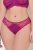 Ulla Popken 848522 Tangas com renda pack de 3 Roxo escuro - Cuecas - 