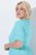 Ulla Popken 848724 Vestido estampado com folhos Turquesa - Vestidos - Vestidos para todos os tamanhos