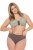 Ulla Popken 848826 Tangas com padrão animal pack de 3 Taupe - Cuecas - 