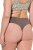 Ulla Popken 848826 Tangas com padrão animal pack de 3 Taupe - Cuecas - 