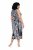 Ulla Popken 848948 Vestido com padrão animal Preto - Vestidos de verão - Vestidos de verão plus size