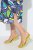 Ulla Popken 848980 Vestido camiseiro floral Lilás - Vestidos midi - Vestidos Midi Tamanhos Grandes