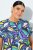 Ulla Popken 848980 Vestido camiseiro floral Lilás - Vestidos midi - Vestidos Midi Tamanhos Grandes