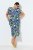 Ulla Popken 848980 Vestido camiseiro floral Lilás - Vestidos midi - Vestidos Midi Tamanhos Grandes