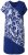 Ulla Popken 849033 Vestido de chiffon de manga curta com decote em V Azul-marinho - Vestidos - Vestidos para todos os tamanhos