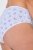 Ulla Popken 849098 Cuecas com flores pack de 5 Azul claro - Cuecas - 