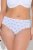 Ulla Popken 849098 Cuecas com flores pack de 5 Azul claro - Cuecas - 