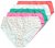 Ulla Popken 849140 Cuecas com flores pack de 5 Branco sujo - Cuecas - 