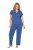 Ulla Popken 849144 Pijama com padrão animal Azul-marinho - Pijamas/Loungewear - 