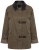 Ulla Popken 849246 Casaco em pele sintética Verde azeitona - Jaquetas - Casacos plus size para mulher
