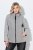 Ulla Popken 849472 Casaco acolchoado Cinzento - Jaquetas - Casacos plus size para mulher